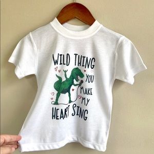 Cute Dino Valentine Tee